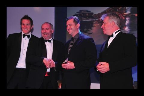Rugby legend Will Greenwood with Paul Byrne, chief executive of developer Majid Al Futtaim